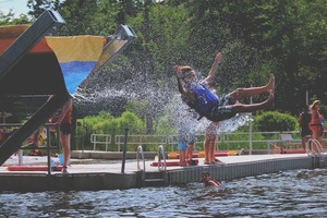 Campers Go Down 100ft Waterslide - Featured Image